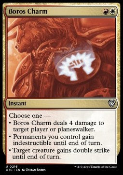 Boros Charm - Commander: Outlaws of Thunder Junction (Uncommon) [OTC-216]