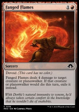 Fanged Flames - Modern Horizons 3 (Common) [MH3-118]