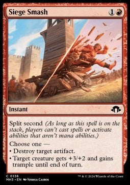 Siege Smash - Modern Horizons 3 (Common) [MH3-136]