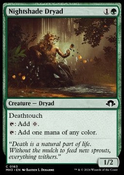 Nightshade Dryad - Modern Horizons 3 (Common) [MH3-163]