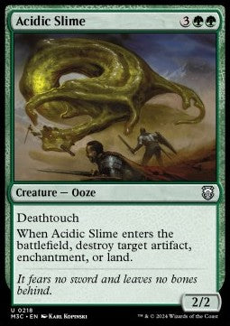 Acidic Slime - Commander: Modern Horizons 3 (Uncommon) [M3C-218]