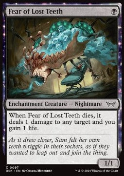 Fear of Lost Teeth - Duskmourn: House of Horror (Common) [DSK-97]