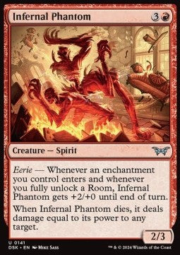 Infernal Phantom - Duskmourn: House of Horror (Uncommon) [DSK-141]
