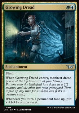 Growing Dread - Duskmourn: House of Horror (Uncommon) [DSK-216]