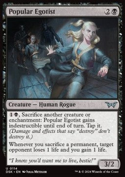 Popular Egotist - Duskmourn: House of Horror (Uncommon) [DSK-114]