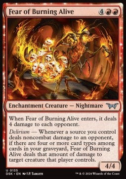 Fear of Burning Alive - Duskmourn: House of Horror (Uncommon) [DSK-135]