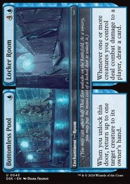 Bottomless Pool // Locker Room - Duskmourn: House of Horror (Uncommon) [DSK-43]