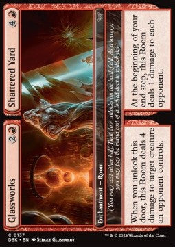 Glassworks // Shattered Yard - Duskmourn: House of Horror (Common) [DSK-137]