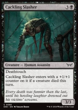 Cackling Slasher - Duskmourn: House of Horror (Common) [DSK-85]