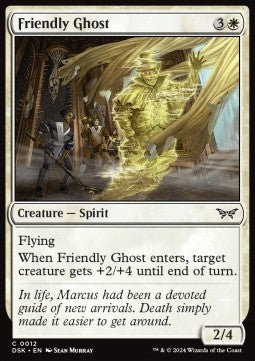 Friendly Ghost - Duskmourn: House of Horror (Common) [DSK-12]