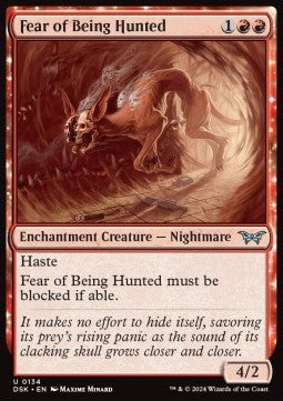 Fear of Being Hunted - Duskmourn: House of Horror (Uncommon) [DSK-134]