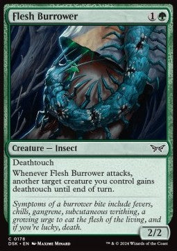 Flesh Burrower - Duskmourn: House of Horror (Common) [DSK-178]