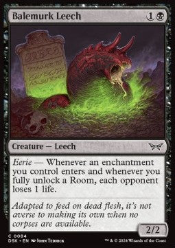 Balemurk Leech - Duskmourn: House of Horror (Common) [DSK-84]