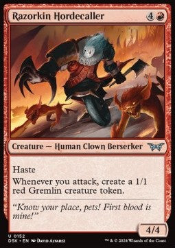 Razorkin Hordecaller - Duskmourn: House of Horror (Uncommon) [DSK-152]