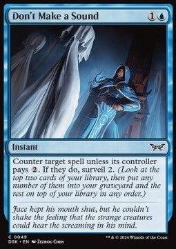 Don't Make a Sound - Duskmourn: House of Horror (Common) [DSK-49]