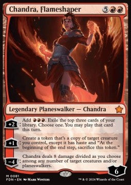 Chandra, Flameshaper - Magic: The Gathering Foundations (Mythic) [FDN-81]