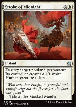 Stroke of Midnight - Magic: The Gathering Foundations (Uncommon) [FDN-148]