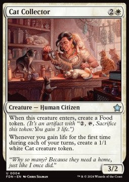Cat Collector - Magic: The Gathering Foundations (Uncommon) [FDN-4]