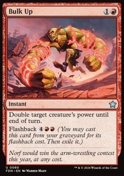 Bulk Up - Magic: The Gathering Foundations (Uncommon) [FDN-80]