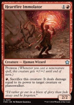 Heartfire Immolator - Magic: The Gathering Foundations (Uncommon) [FDN-201]