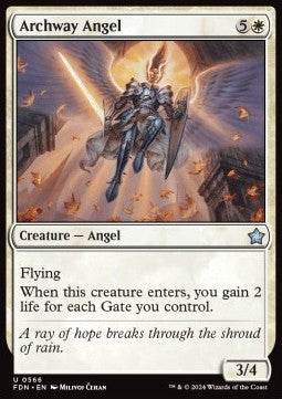 Archway Angel - Magic: The Gathering Foundations: Starter Collection (Uncommon) [SFDN-566]