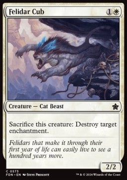 Felidar Cub - Magic: The Gathering Foundations: Starter Collection (Common) [SFDN-573]