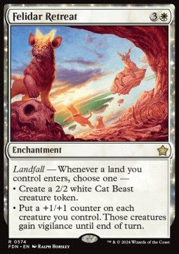 Felidar Retreat - Magic: The Gathering Foundations: Starter Collection (Rare) [SFDN-574]