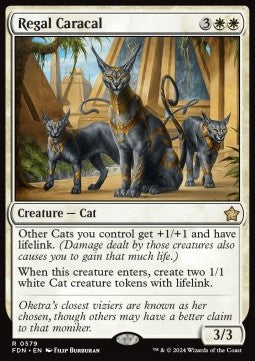 Regal Caracal - Magic: The Gathering Foundations: Starter Collection (Rare) [SFDN-579]