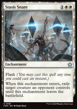 Stasis Snare - Magic: The Gathering Foundations: Starter Collection (Uncommon) [SFDN-581]