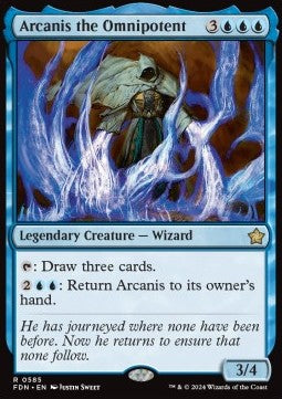 Arcanis the Omnipotent - Magic: The Gathering Foundations: Starter Collection (Rare) [SFDN-585]