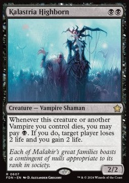 Kalastria Highborn - Magic: The Gathering Foundations: Starter Collection (Rare) [SFDN-607]