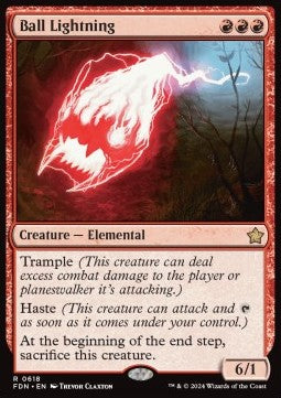 Ball Lightning - Magic: The Gathering Foundations: Starter Collection (Rare) [SFDN-618]