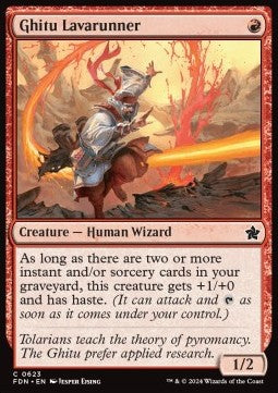 Ghitu Lavarunner - Magic: The Gathering Foundations: Starter Collection (Common) [SFDN-623]