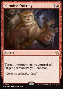 Harmless Offering - Magic: The Gathering Foundations: Starter Collection (Rare) [SFDN-625]