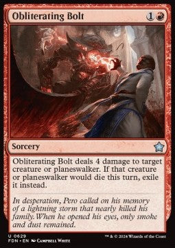 Obliterating Bolt - Magic: The Gathering Foundations: Starter Collection (Uncommon) [SFDN-629]