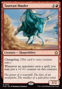 Taurean Mauler - Magic: The Gathering Foundations: Starter Collection (Rare) [SFDN-633]