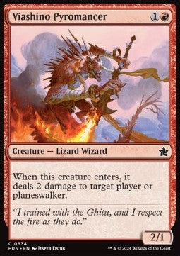 Viashino Pyromancer - Magic: The Gathering Foundations: Starter Collection (Common) [SFDN-634]