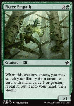Fierce Empath - Magic: The Gathering Foundations: Starter Collection (Common) [SFDN-636]