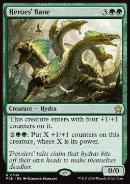 Heroes' Bane - Magic: The Gathering Foundations: Starter Collection (Rare) [SFDN-639]