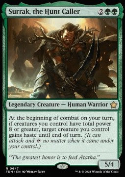 Surrak, the Hunt Caller - Magic: The Gathering Foundations: Starter Collection (Rare) [SFDN-647]