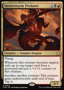 Immersturm Predator - Magic: The Gathering Foundations: Starter Collection (Rare) [SFDN-660]