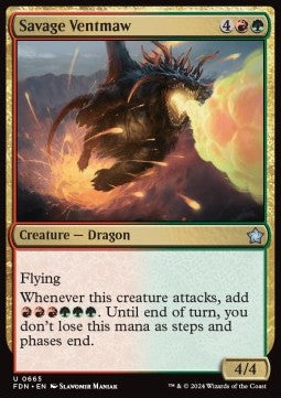 Savage Ventmaw - Magic: The Gathering Foundations: Starter Collection (Uncommon) [SFDN-665]