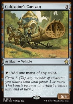 Cultivator's Caravan - Magic: The Gathering Foundations: Starter Collection (Rare) [SFDN-670]