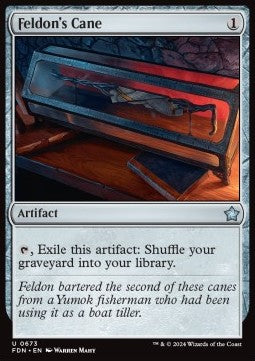 Feldon's Cane - Magic: The Gathering Foundations: Starter Collection (Uncommon) [SFDN-673]