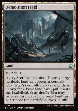 Demolition Field - Magic: The Gathering Foundations: Starter Collection (Uncommon) [SFDN-687]