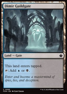Dimir Guildgate - Magic: The Gathering Foundations: Starter Collection (Common) [SFDN-688]