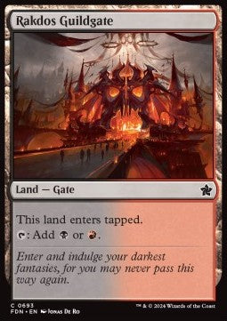 Rakdos Guildgate - Magic: The Gathering Foundations: Starter Collection (Common) [SFDN-693]