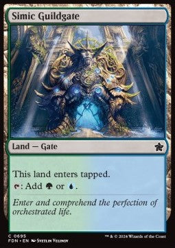 Simic Guildgate - Magic: The Gathering Foundations: Starter Collection (Common) [SFDN-695]