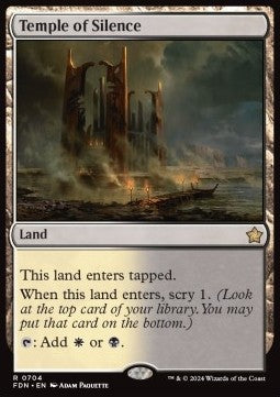 Temple of Silence - Magic: The Gathering Foundations: Starter Collection (Rare) [SFDN-704]