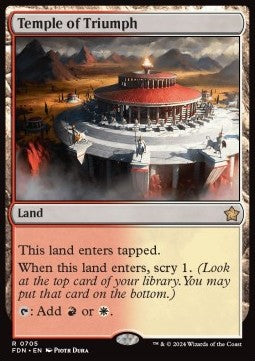 Temple of Triumph - Magic: The Gathering Foundations: Starter Collection (Rare) [SFDN-705]